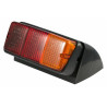 3-function right tail light 162x70 mm inclined base
