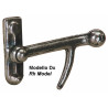 Lock for trailer with heavy straight bolt 15x20 mm AMA