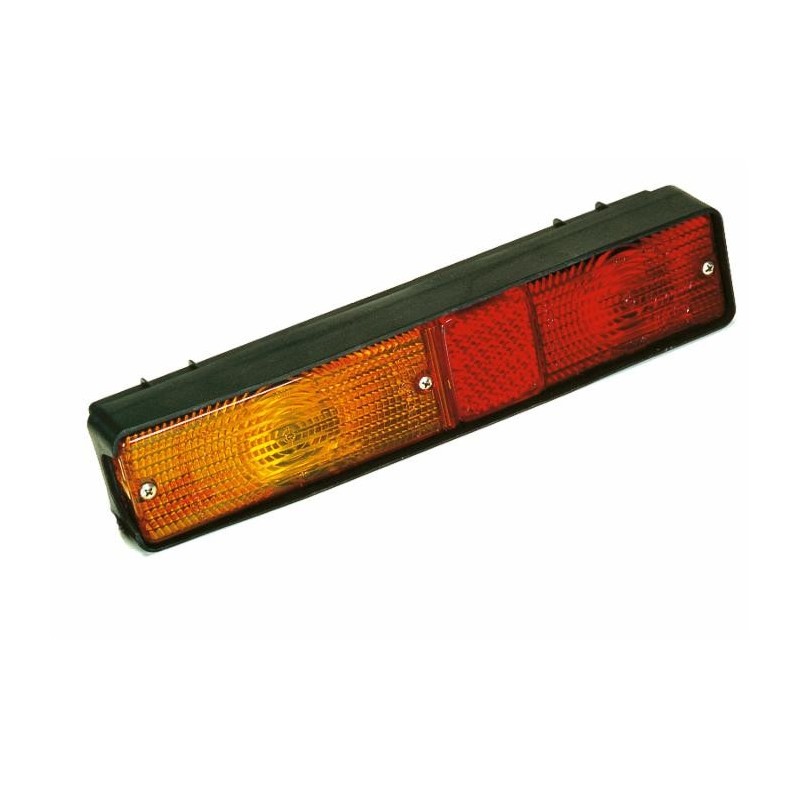 3-function tail light right left 296x62 mm with screws