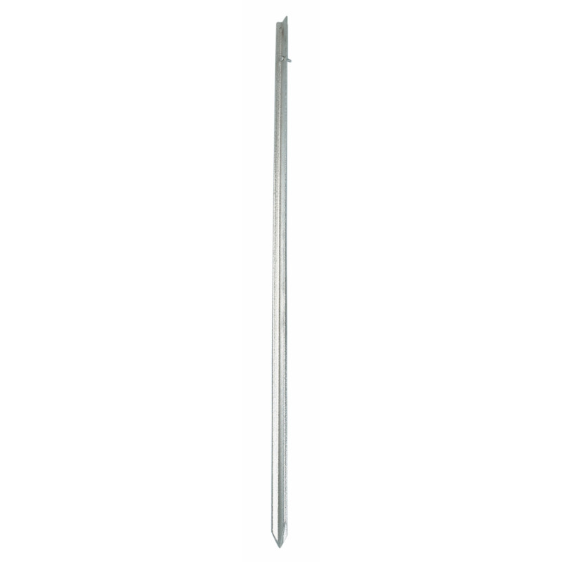 Zinc-plated ground stake 110 cm for electric fence