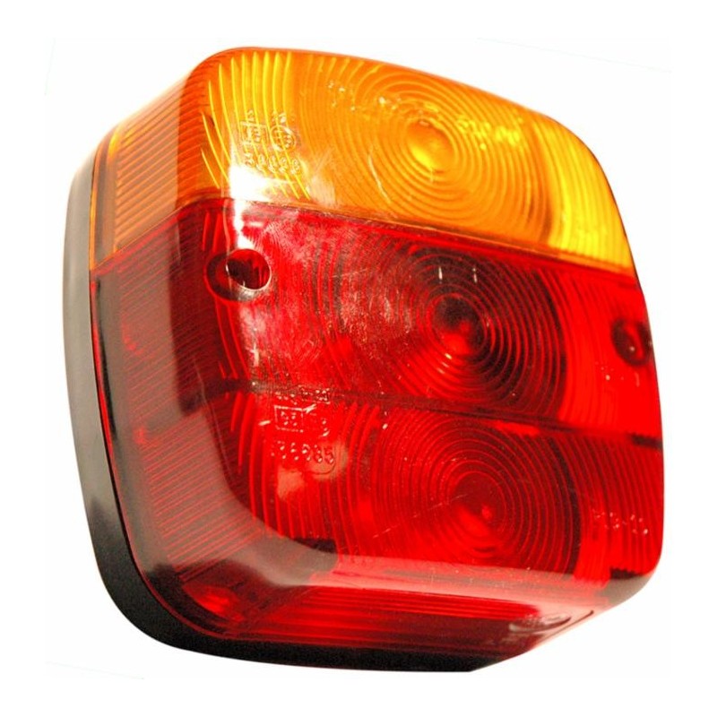 3-function tail light right 110x110 mm