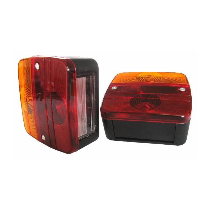4-function tail light left 105x97x50 mm