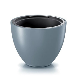 Pot de fleurs HEOS gris clair avec cuve amovible - Volume 25L - Diamètre 29,8cm