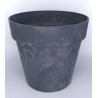 Round Flowerpot - CUBE - Concrete effect - Diameter 14cm