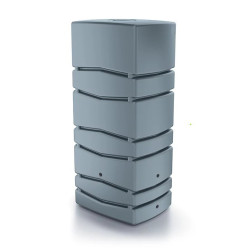 Pack Réservoir d'eau de pluie Aqua Tower 650L avec robinet et kit de raccordement