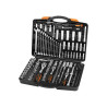 PRO 219-piece tool case with socket and ratchet set