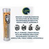 Orange cartridge of Minerva POWER G2 400gr Lithium Grease