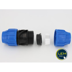 Compression fitting PN16 Straight connection 40mm diameter