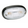 White oval front end-outline marker lamp