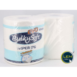 Set of 2 rolls of Classic wiper 176 evo heavy-duty absorbent paper