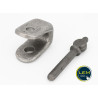 Ø12mm bolt with Ø13mm raw weld-on clevis assembly