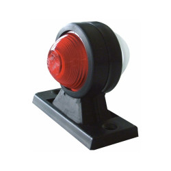 97x90 mm two-tone flat-mounted side marker / clearance light