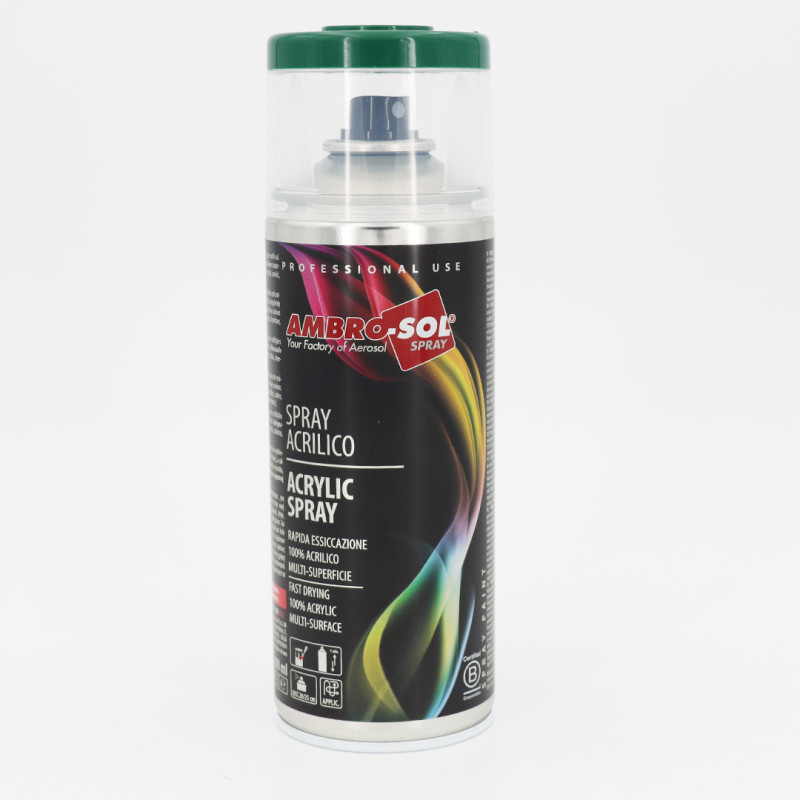 Acrylic spray paint, green RAL 6005