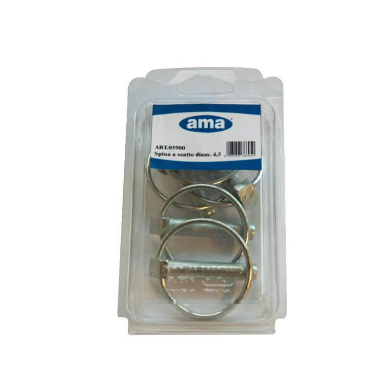 Clip pin round ø 4,5 in blister pack (5pcs)