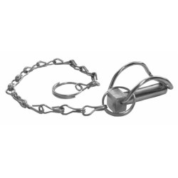 Hinged clip pin ø16 with chain