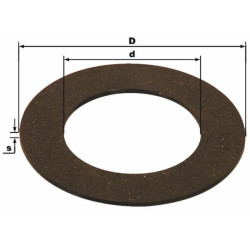 FRICTION DISC 160X97.5X3.5