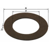 DISQUE A FRICTION 160X97.5X3.5