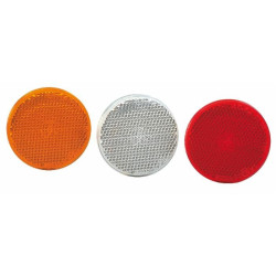 Reflector ø 80 red with screw and nut M5