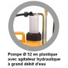 Professional knapsack sprayer 15 L Volpi plastic pump