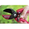 Professional pruning shears teflon blade straight anvil L 210 mm cutting Ø 25 mm