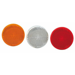 Reflector ø 60 red with hole